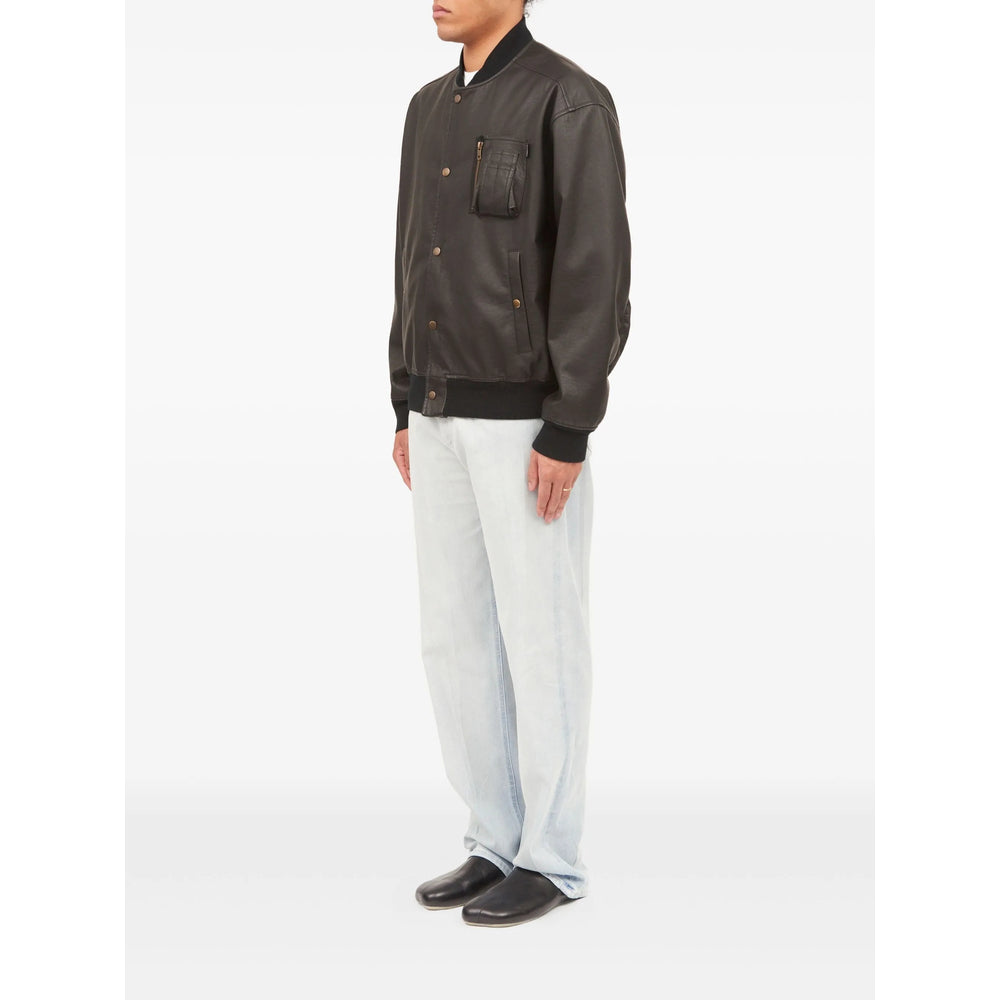 Clean-lined Ribbed Jacket