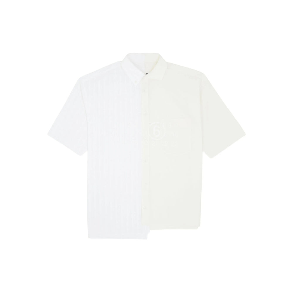 Crisp Panel Cotton Shirt
