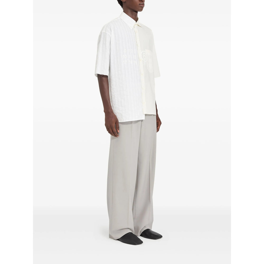 Crisp Panel Cotton Shirt