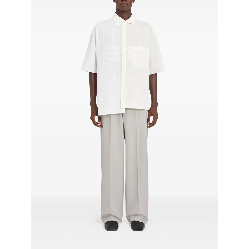Crisp Panel Cotton Shirt