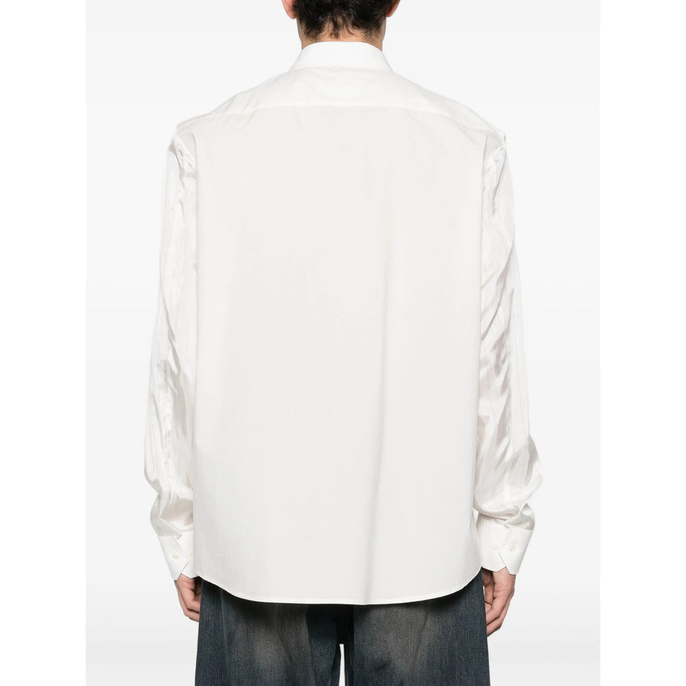 Ivory Appliqu Long Sleeve Shirt