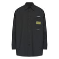 Sleek Black Slim Fit Dress Shirt