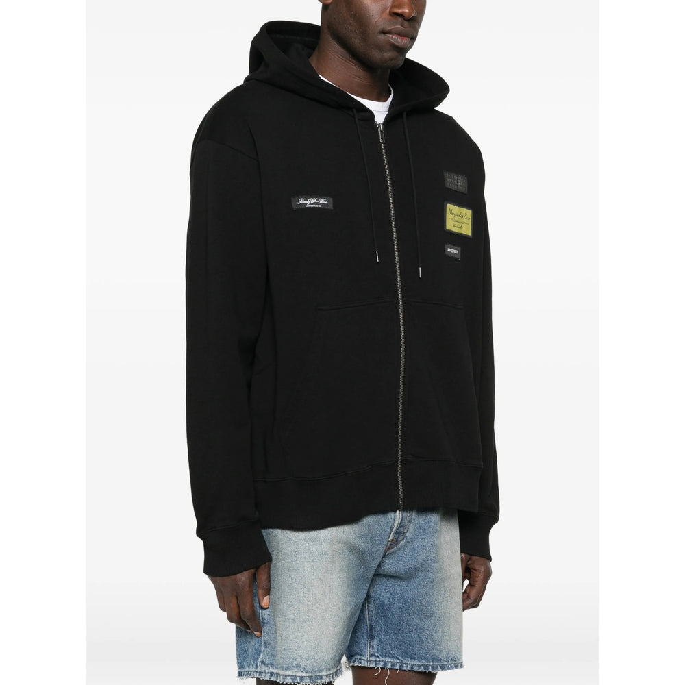 Sleek Black Hood Zip