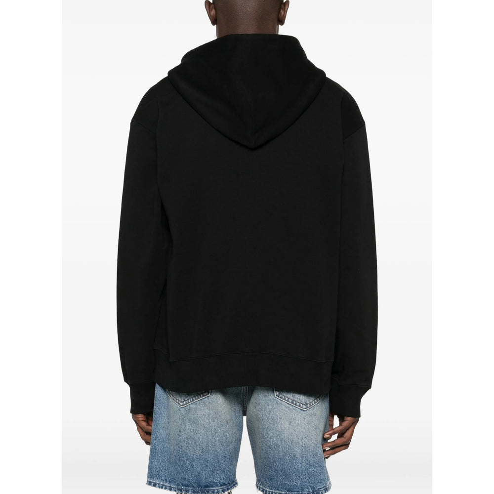 Sleek Black Hood Zip