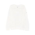 Timeless White Knit Crew