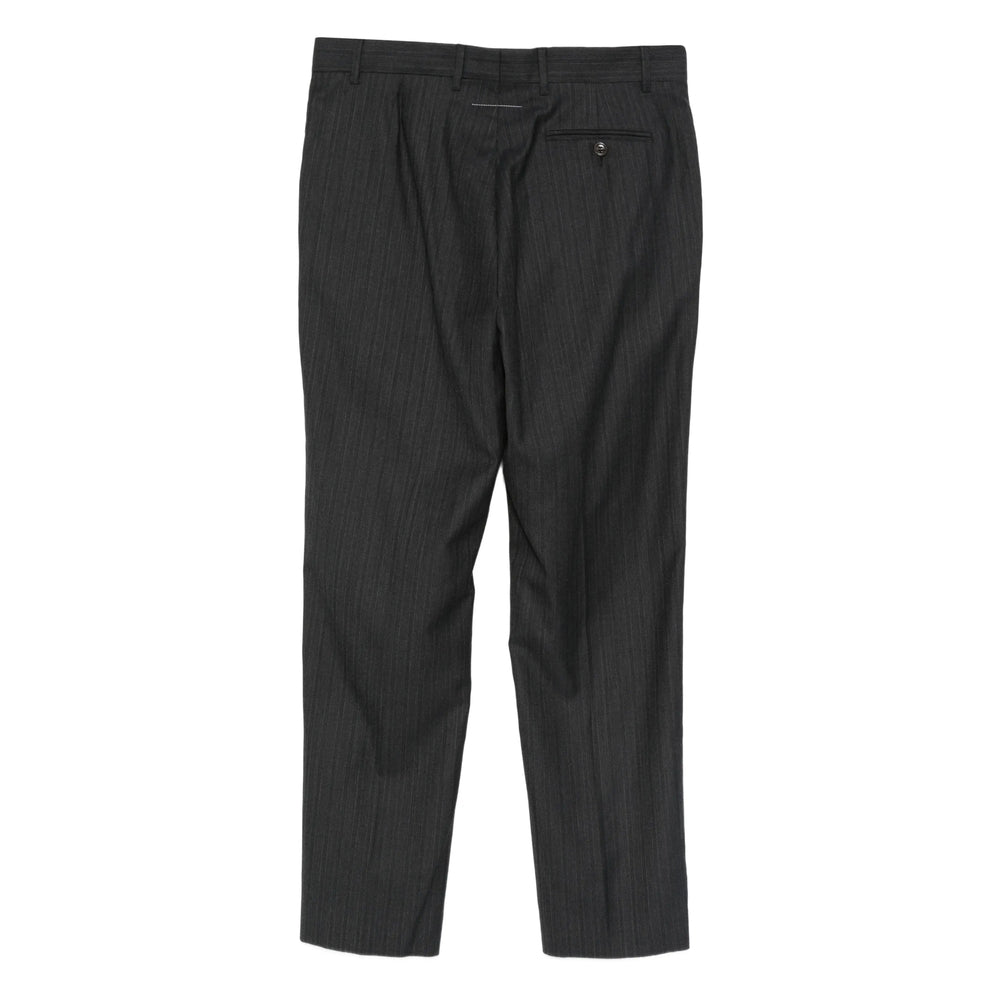 Dark Grey Pinstripe Belt
