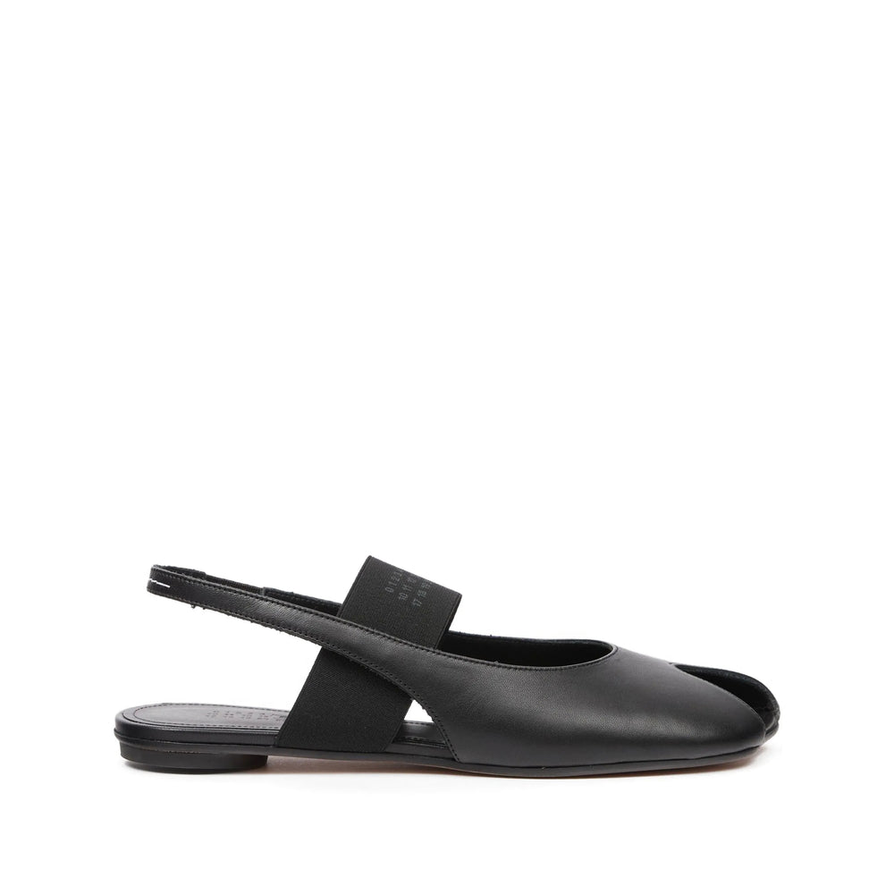 Elastic Strap Slingback Flats