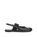 Elastic Strap Slingback Flats