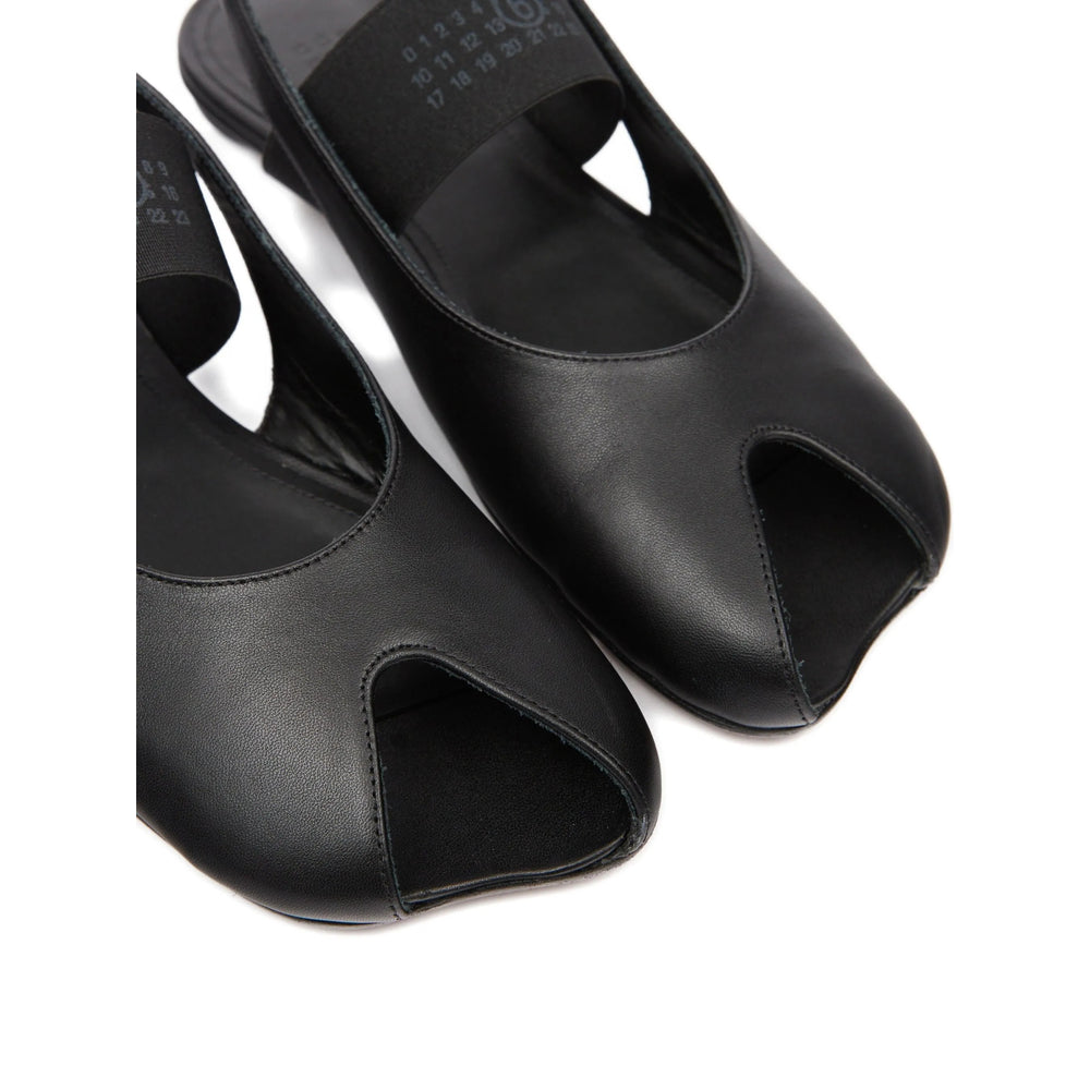 Elastic Strap Slingback Flats