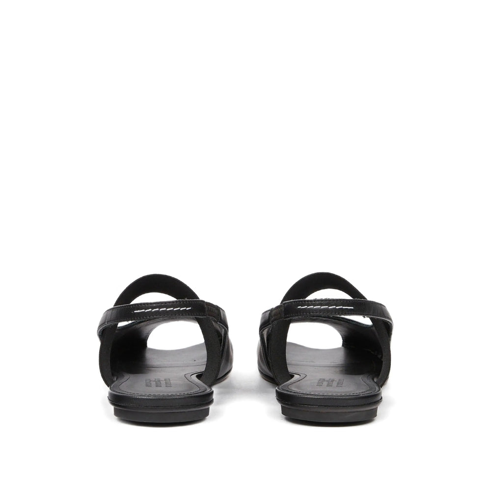 Elastic Strap Slingback Flats