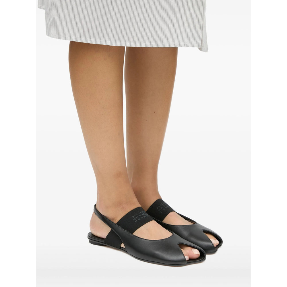 Elastic Strap Slingback Flats
