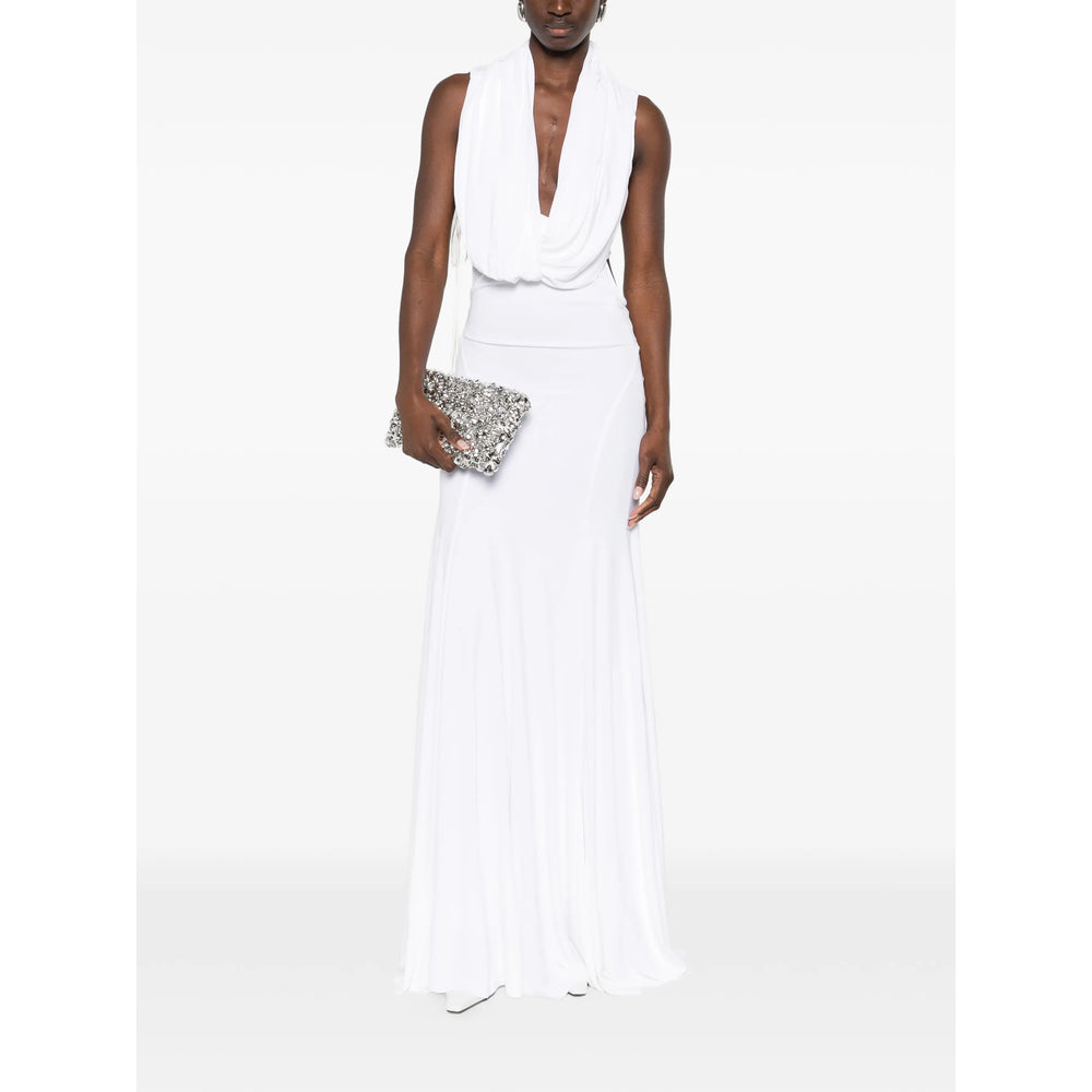 Draped Sleeveless Gown