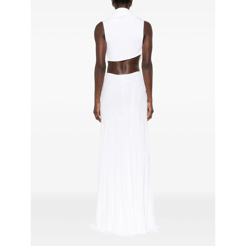 Draped Sleeveless Gown