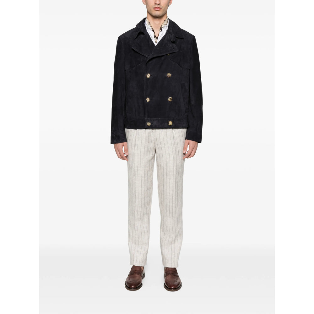 Dark Navy Tailored Coat