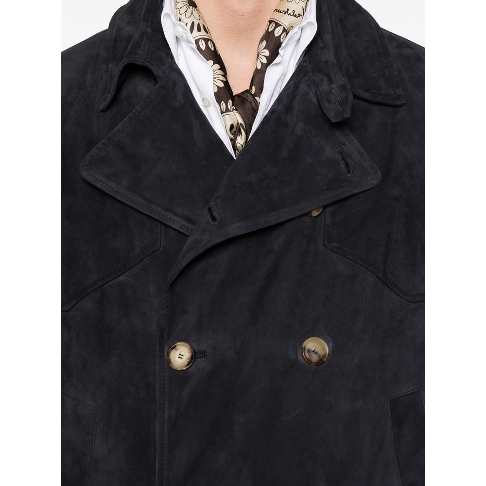 Dark Navy Tailored Coat