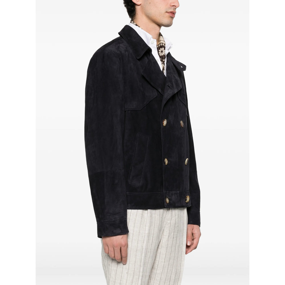 Dark Navy Tailored Coat