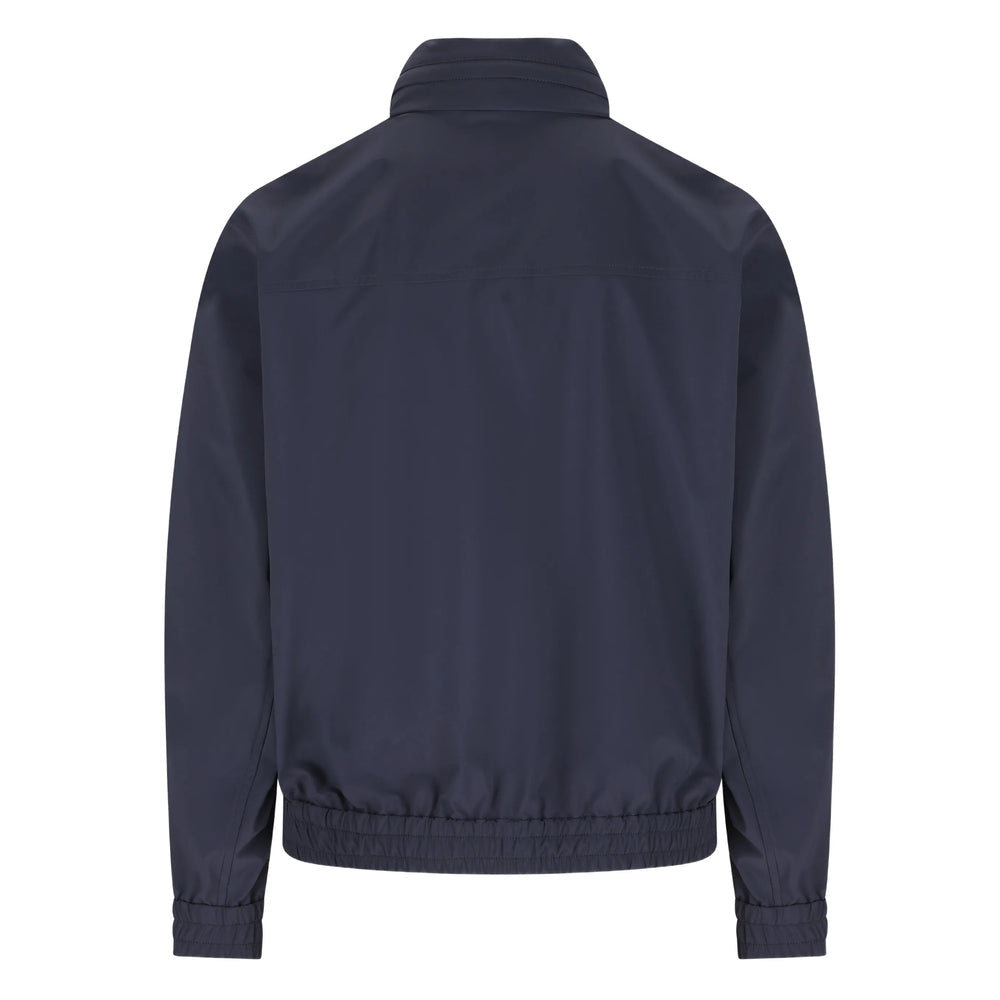 Navy Zip Shirt Jacket