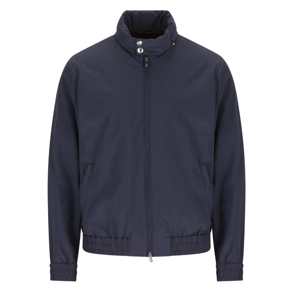 Navy Zip Shirt Jacket