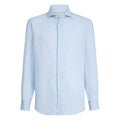 Spread Collar Linen Shirt