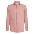 Soft Apricot Pink Classic Collar Shirt