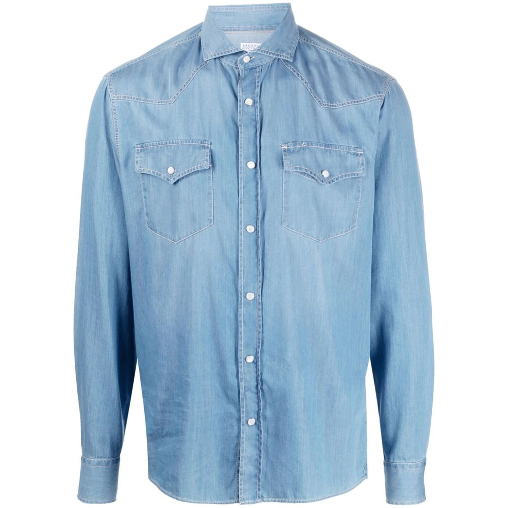 Classic Button Front Cotton Shirt