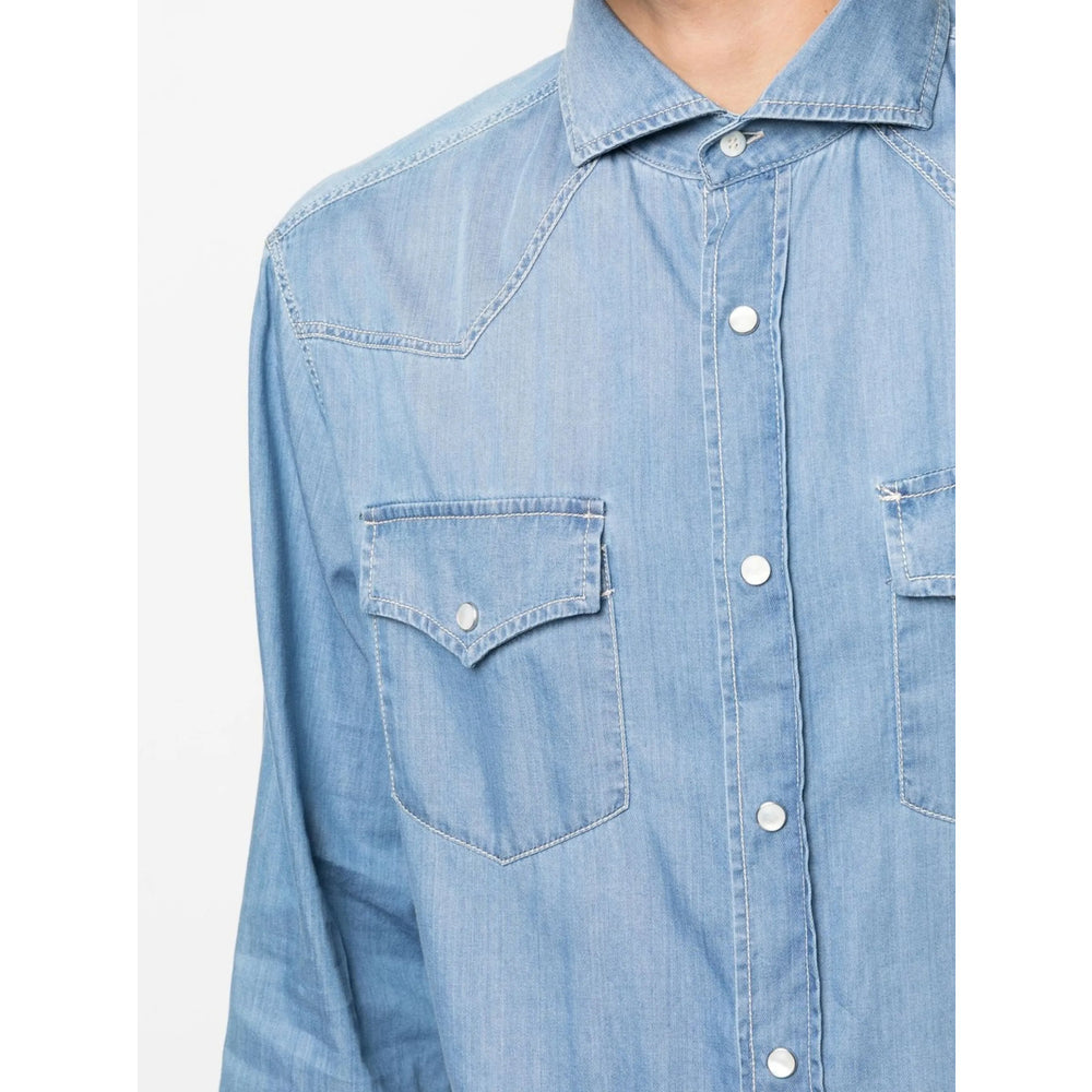 Classic Button Front Cotton Shirt