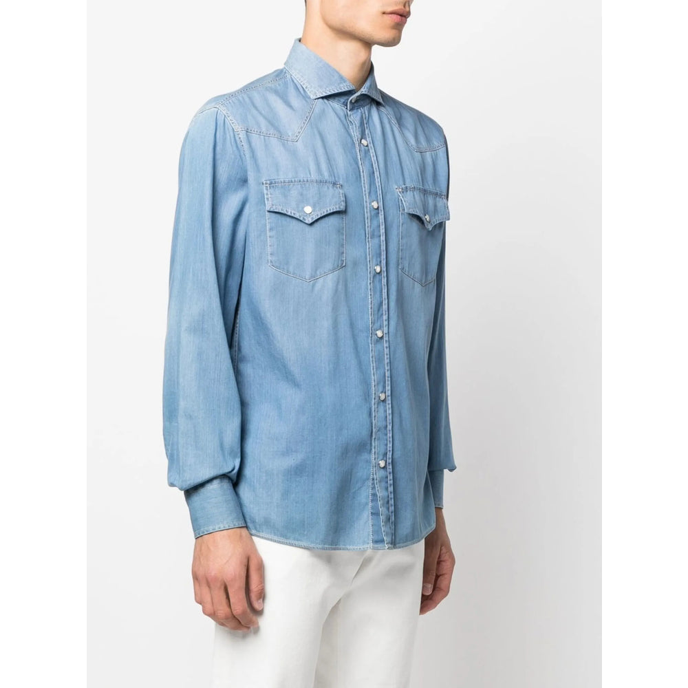 Classic Button Front Cotton Shirt