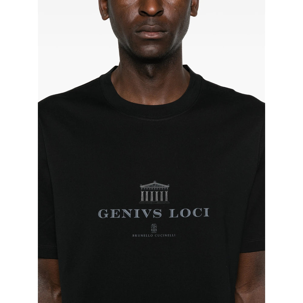 Sleek Graphic Round Tee