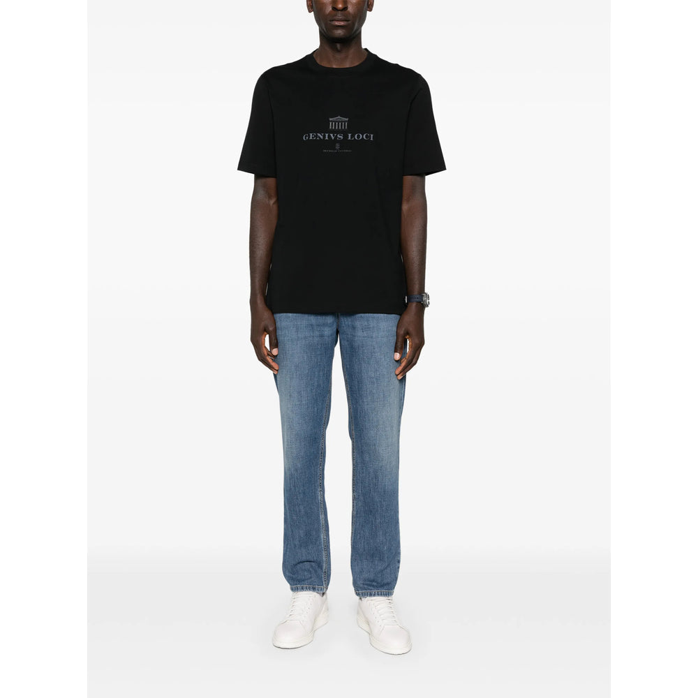 Sleek Graphic Round Tee