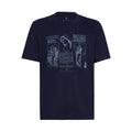 Soft Blue Graphic Crew Tee