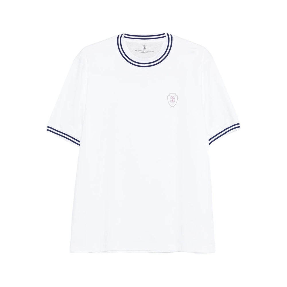 Elegant Crew Cotton Shirt