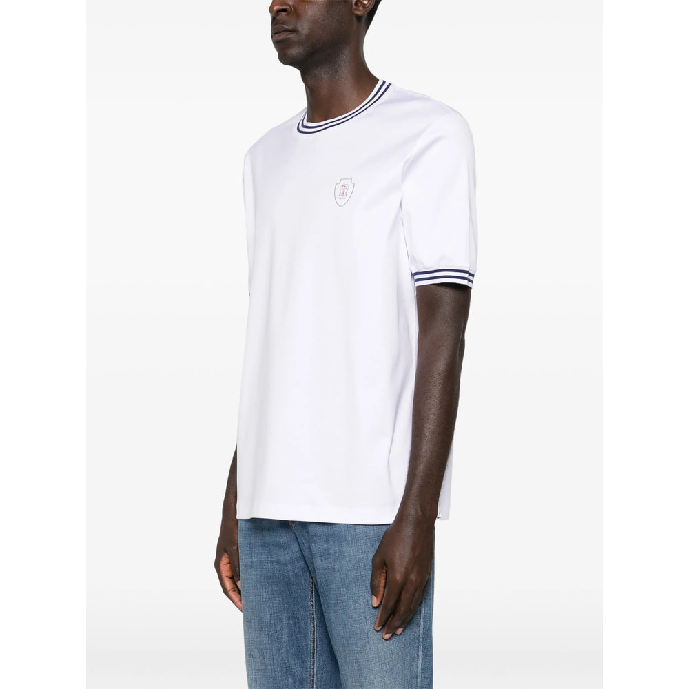 Elegant Crew Cotton Shirt