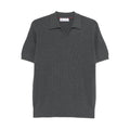 Grey Classic V Neck Sweater