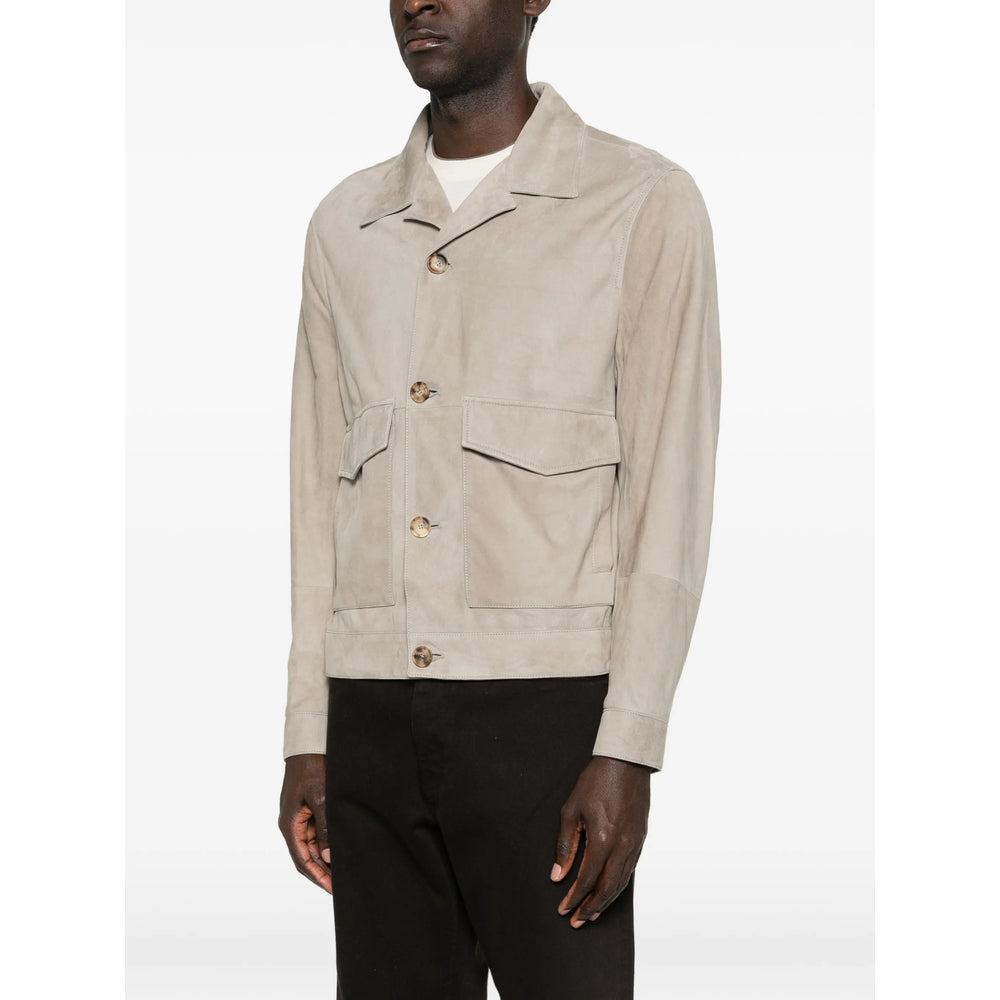 Leather Outerwear Brunello Cucinelli