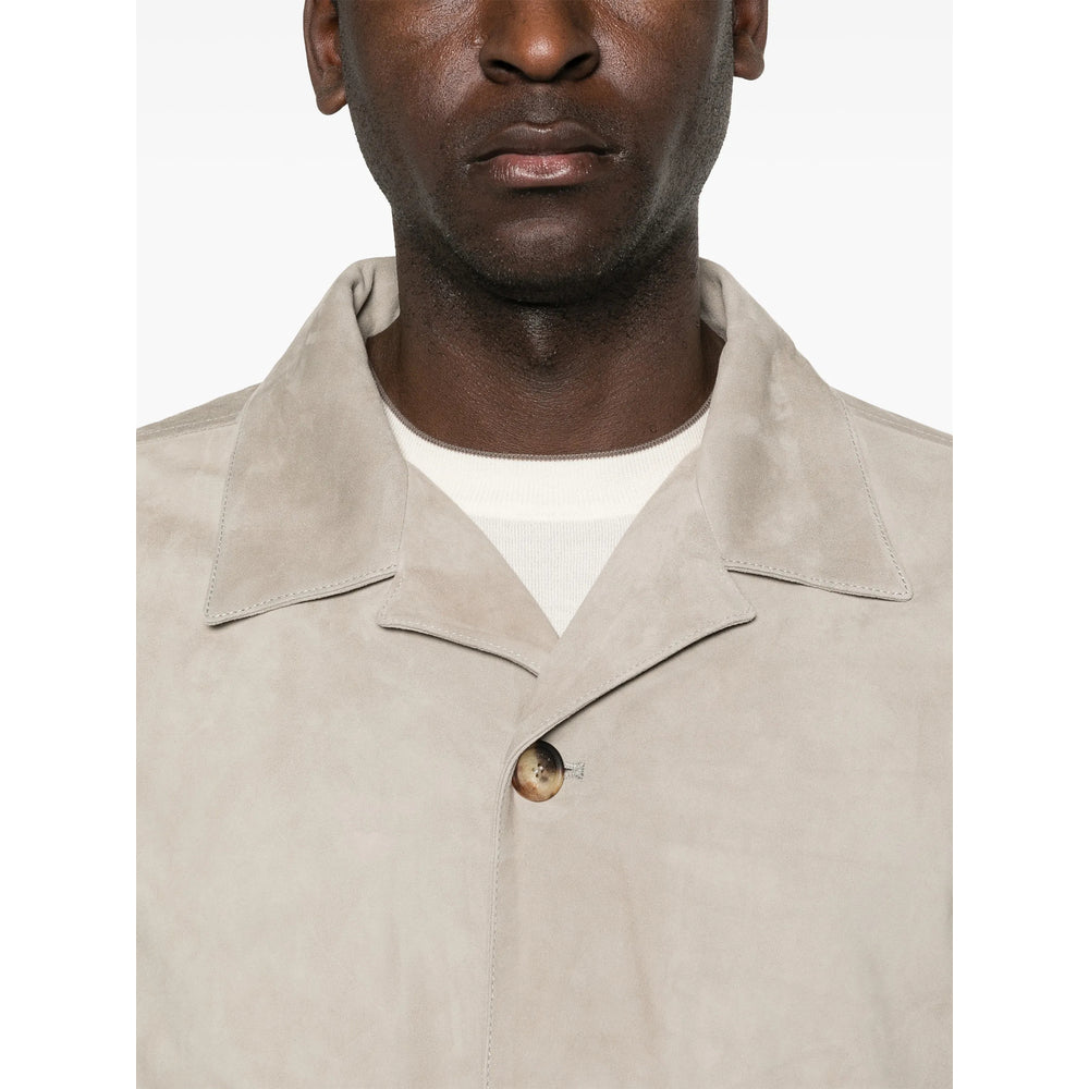 Leather Outerwear Brunello Cucinelli