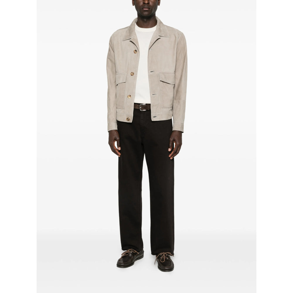 Leather Outerwear Brunello Cucinelli