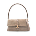 Gold Tone Calf Leather Tote