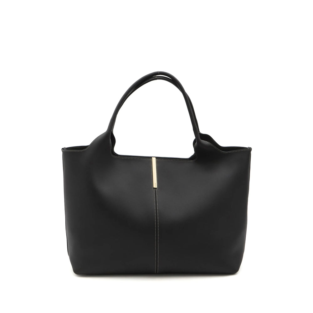 Magnetic Calfskin Satchel