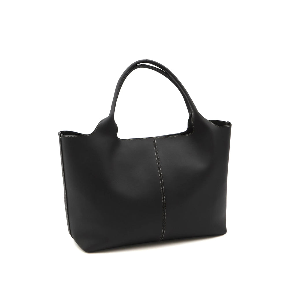 Magnetic Calfskin Satchel