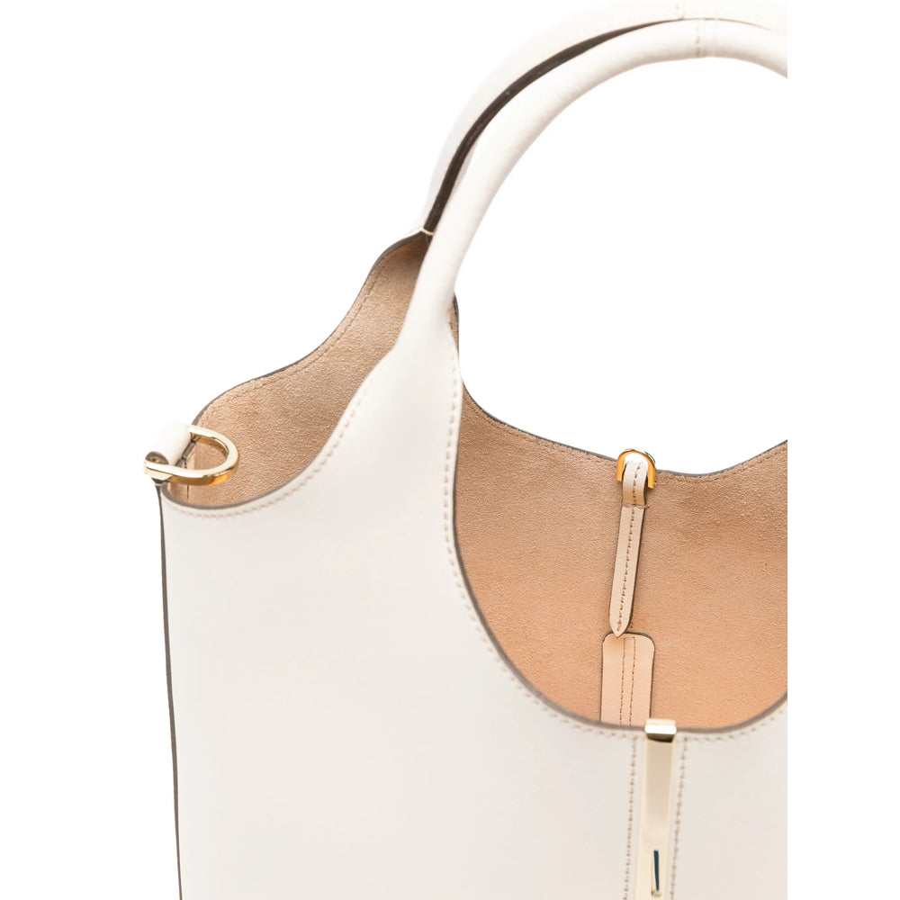 Elegant Calfskin Shoulder Satchel