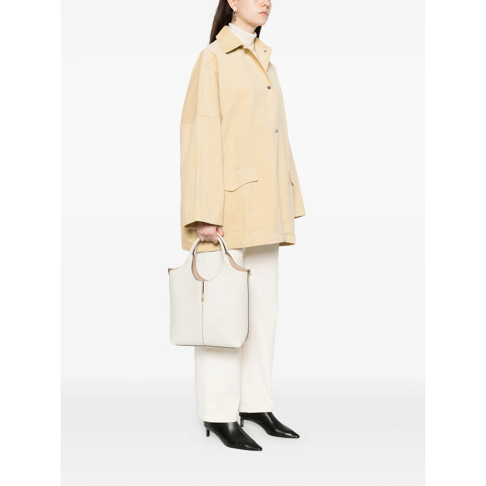 Elegant Calfskin Shoulder Satchel