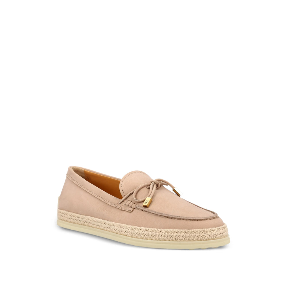 Pink Calfskin Rope Sneaker