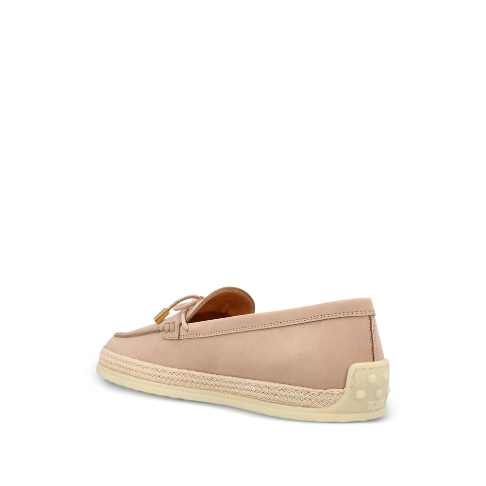 Pink Calfskin Rope Sneaker