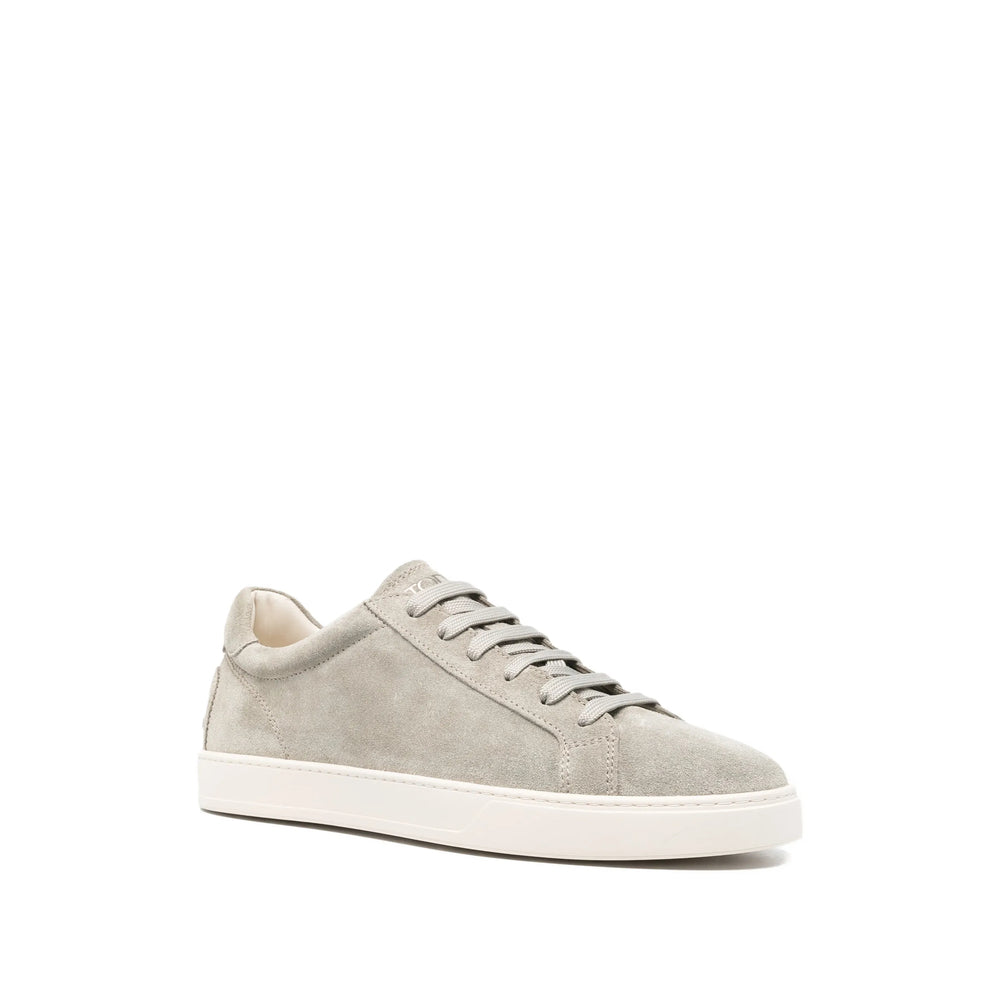 Ash Grey Suede Lace-up Oxford