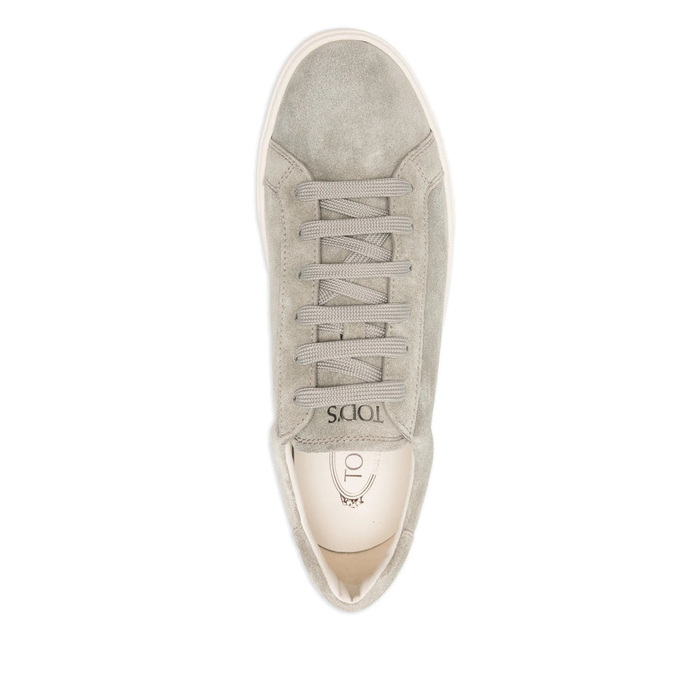 Ash Grey Suede Lace-up Oxford