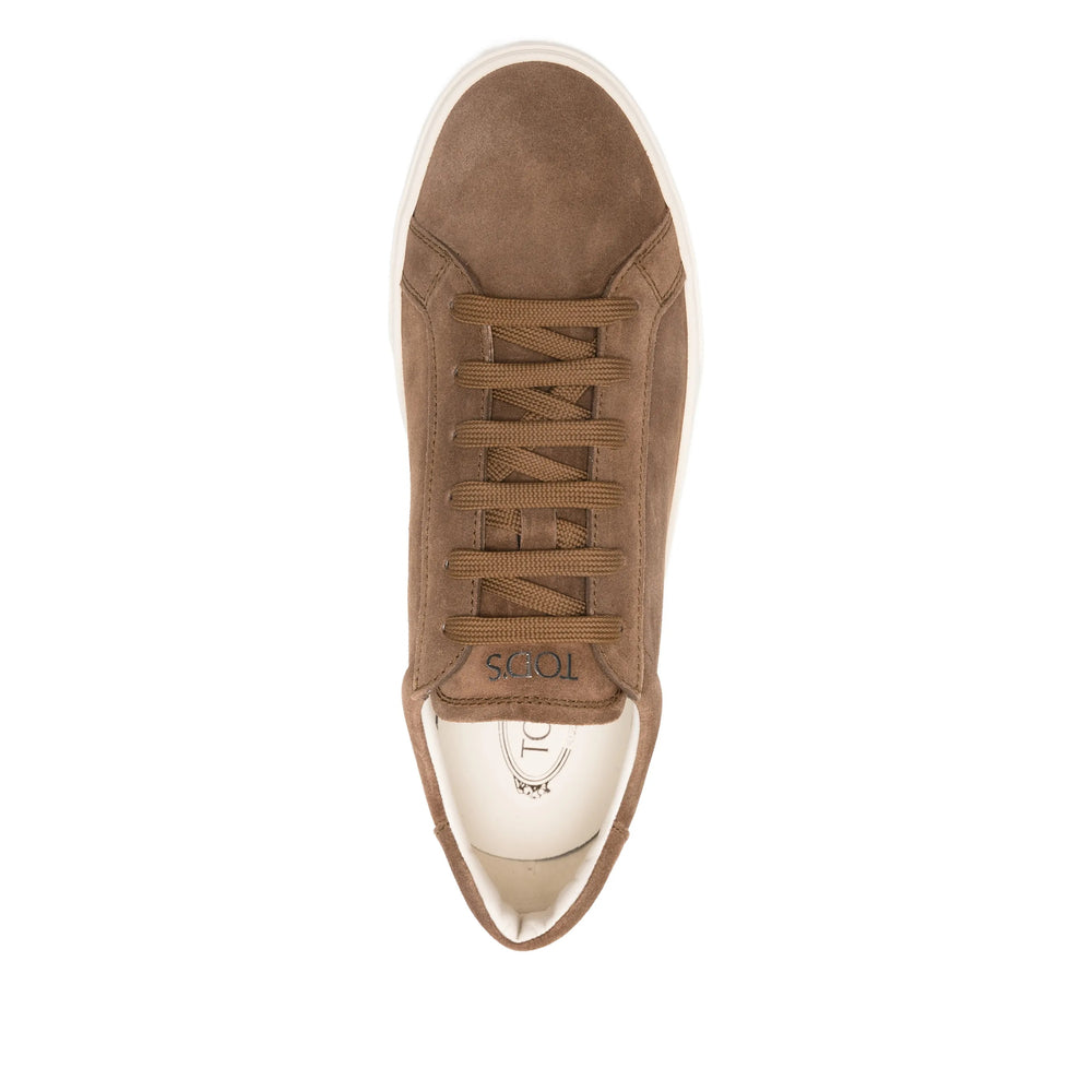 Brown Suede Lace-up Oxford