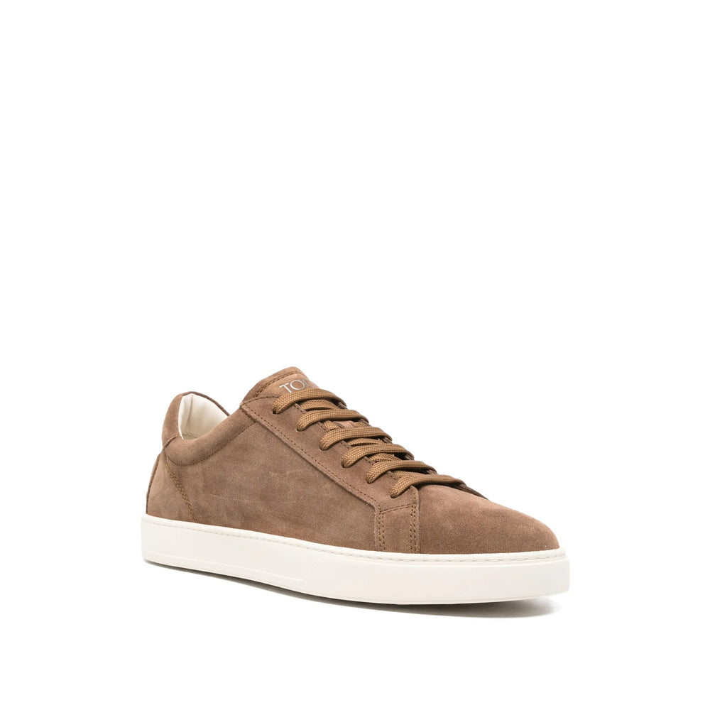Brown Suede Lace-up Oxford