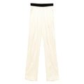 Slim Fit Silk Crepe Trousers