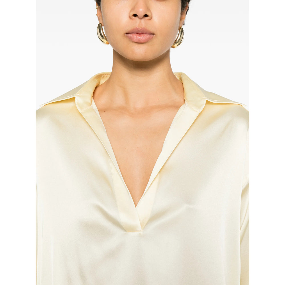 Soft Silk V Neck Sweater