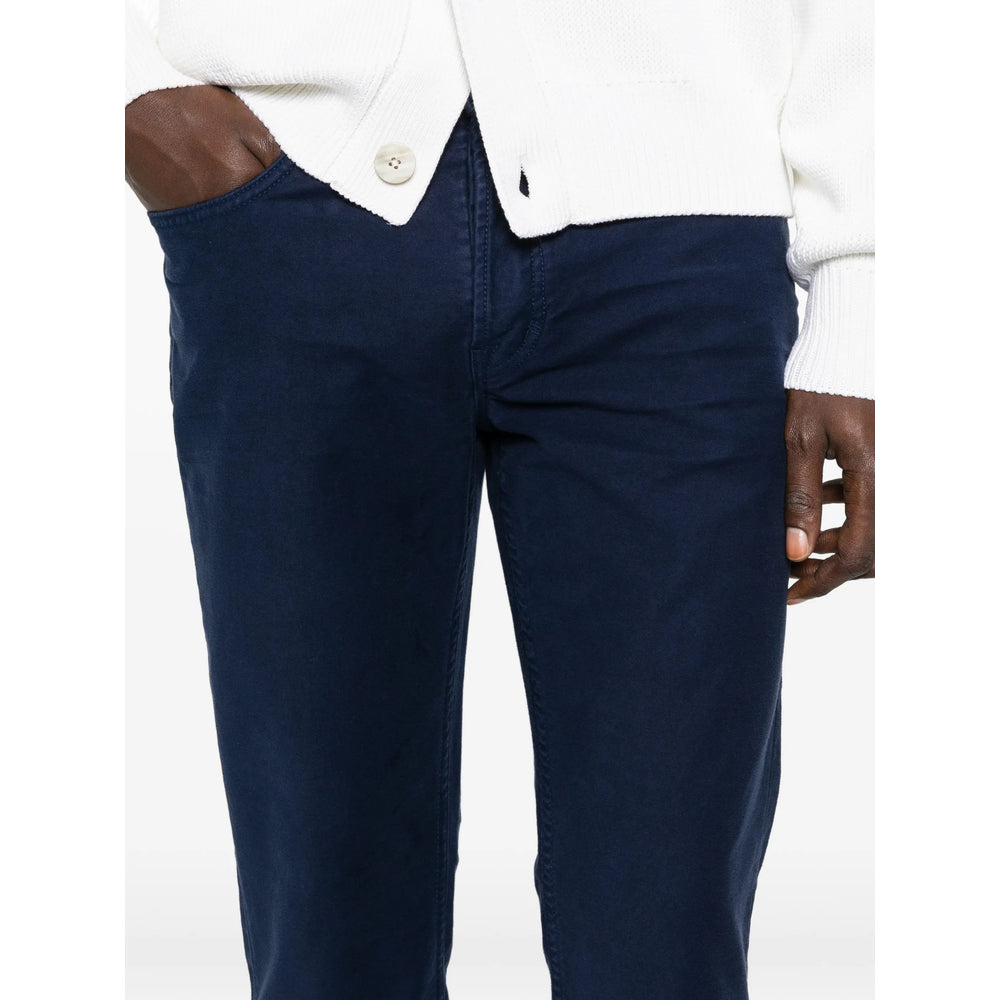 Dark Blue Tonal Stitch Jeans